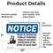 Signmission Prior To Operating Forklift Safety, 10 in W x Rectangle, Vinyl Decal OS-2PACK-NS-D-710-L-16408 - alternate 2